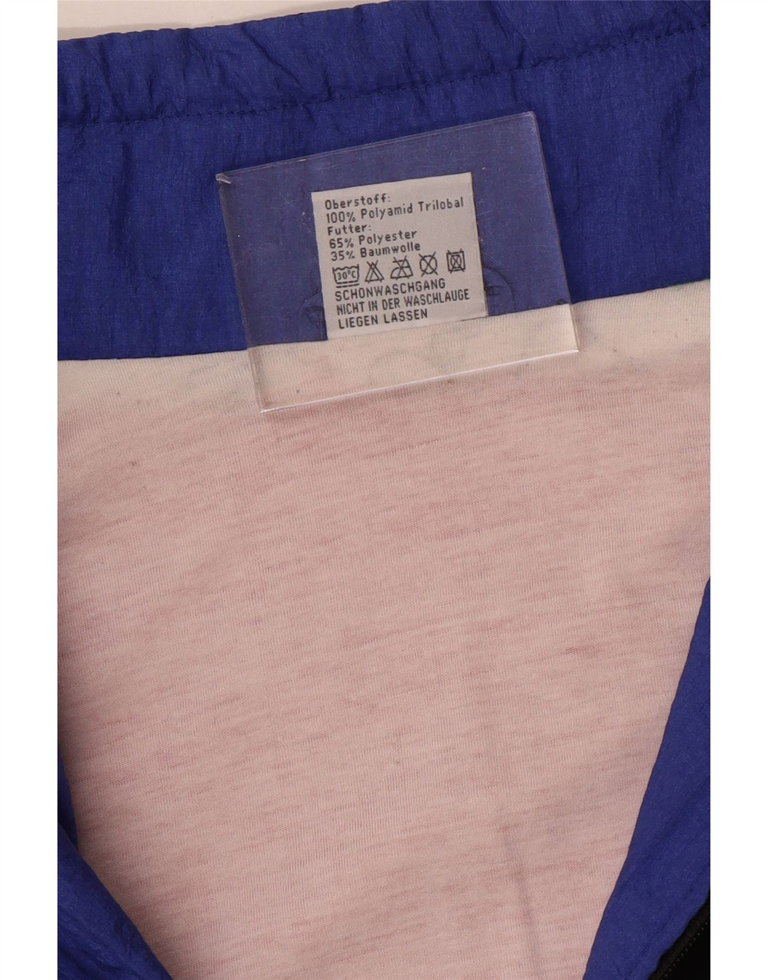 SHAMP Mens Tracksuit Top Jacket Large Multicoloured Colourblock Polyamide