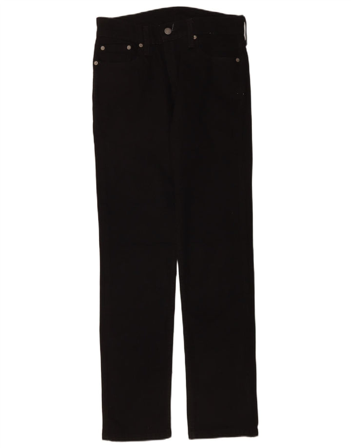 Levi's Mens 511 Slim Jeans W28 L32 Black Cotton