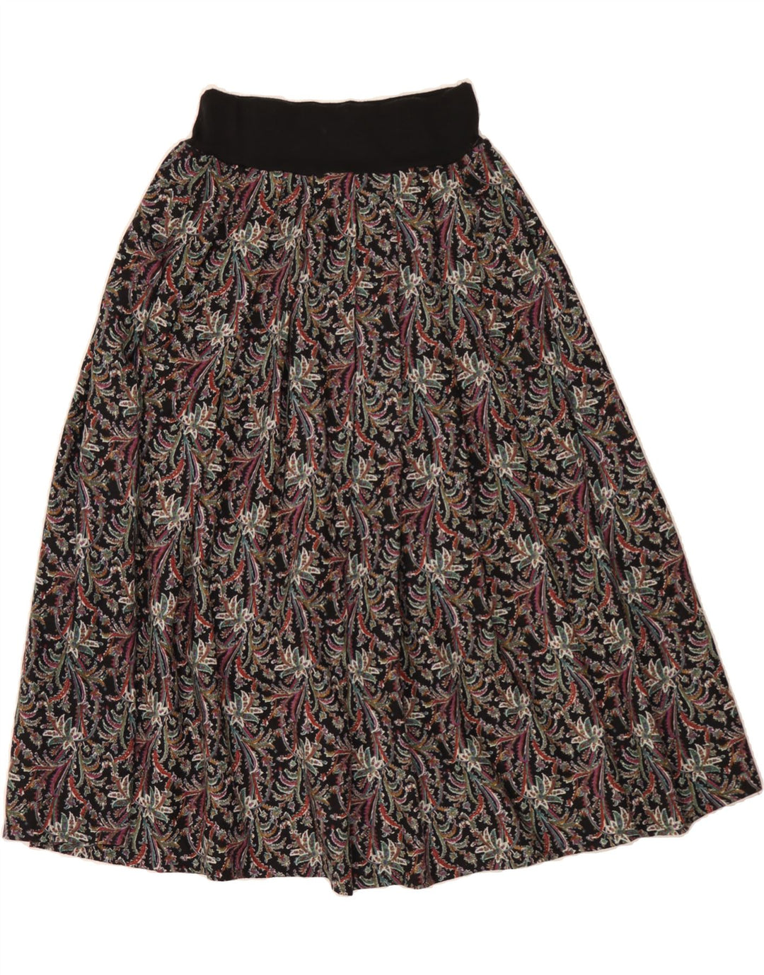 VINTAGE Womens Pleated Skirt Small W26  Multicoloured Floral Vintage Vintage and Second-Hand Vintage from Messina Hembry 