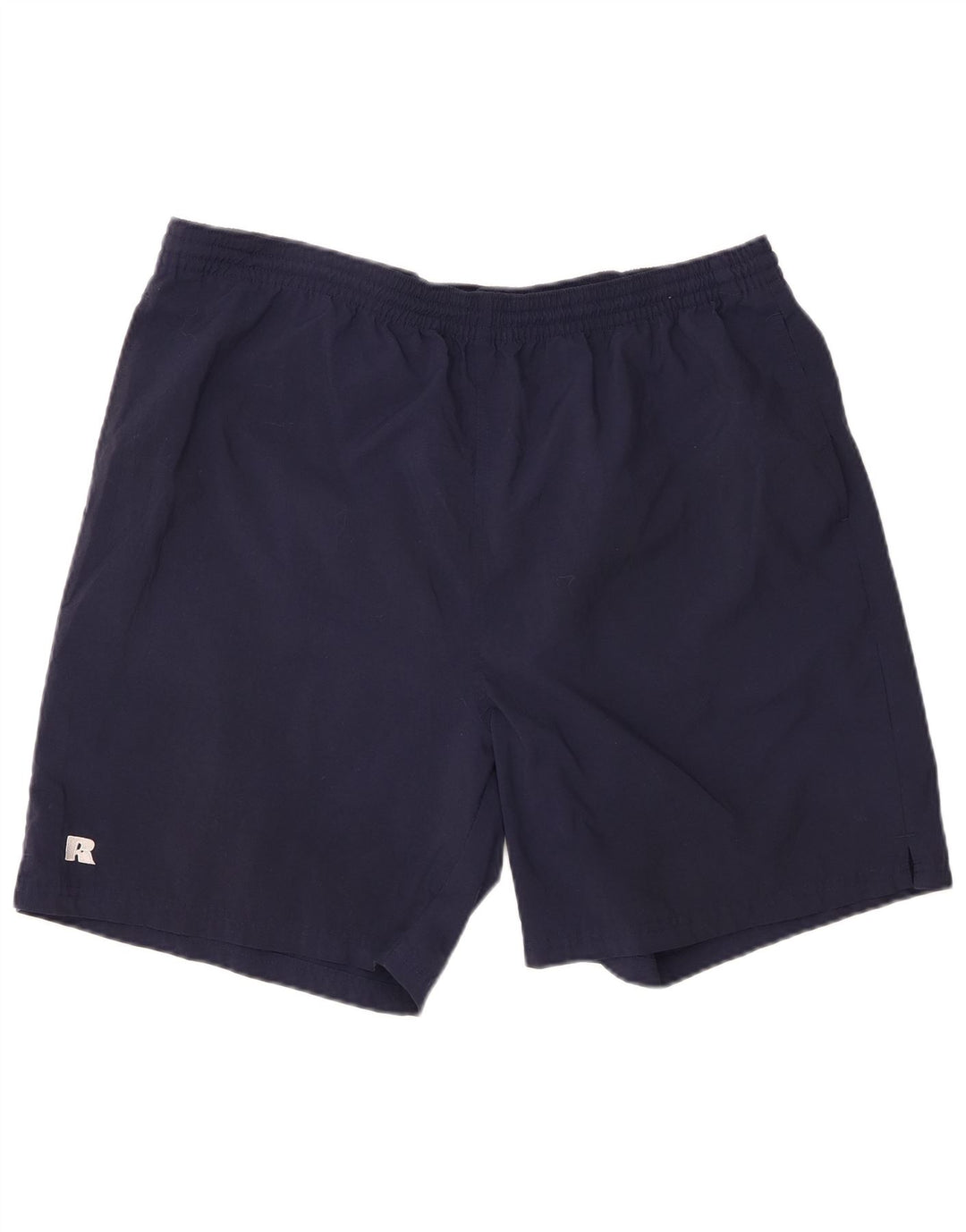RUSSELL ATHLETIC Mens Swimming Shorts Large  Navy Blue Polyester