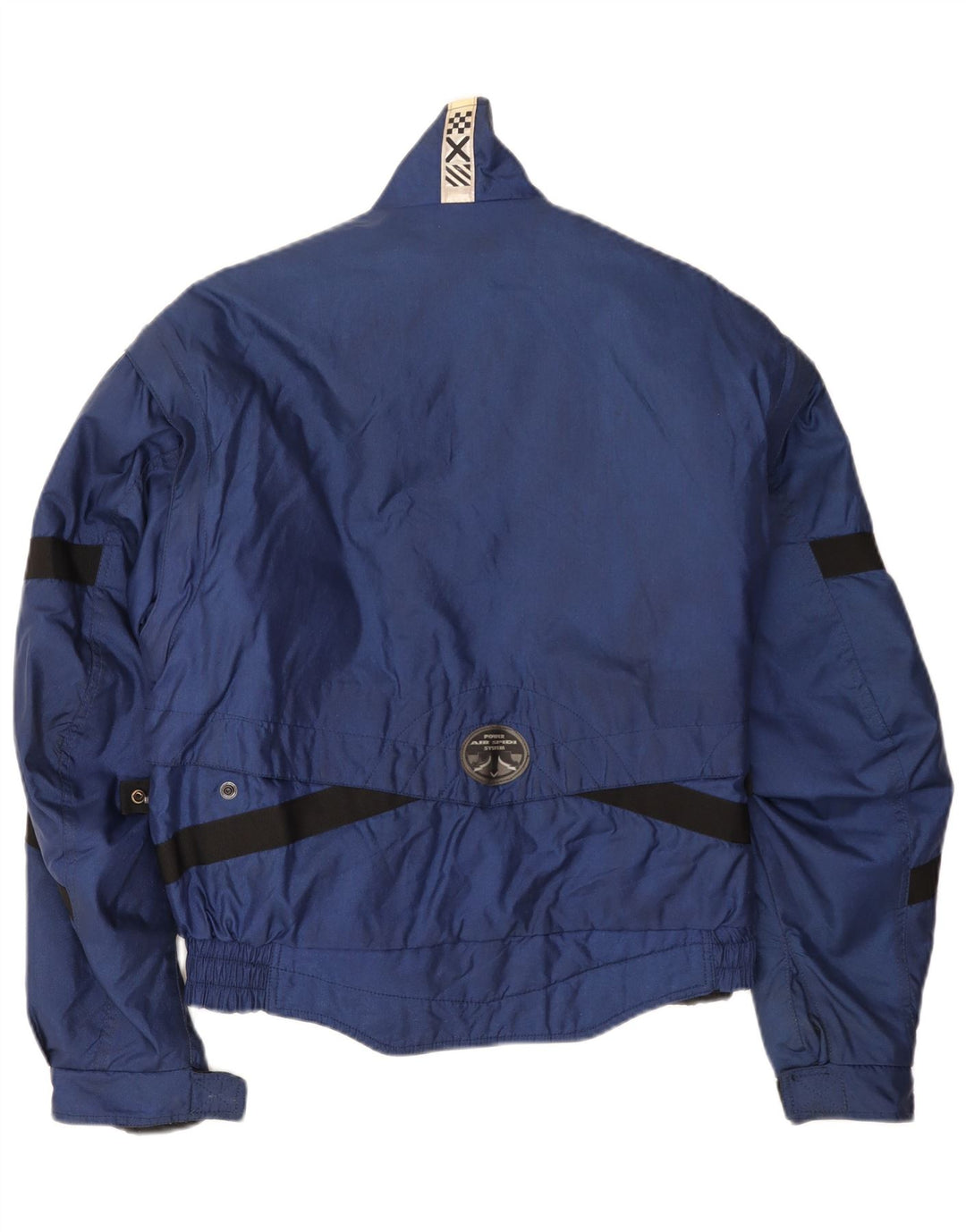 Spidi Mens Racer Jacket UK 38 Medium Navy Blue Colourblock Polyester