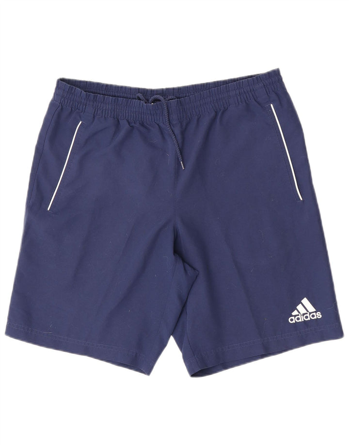 Adidas Mens Sport Shorts Medium Navy Blue Polyester