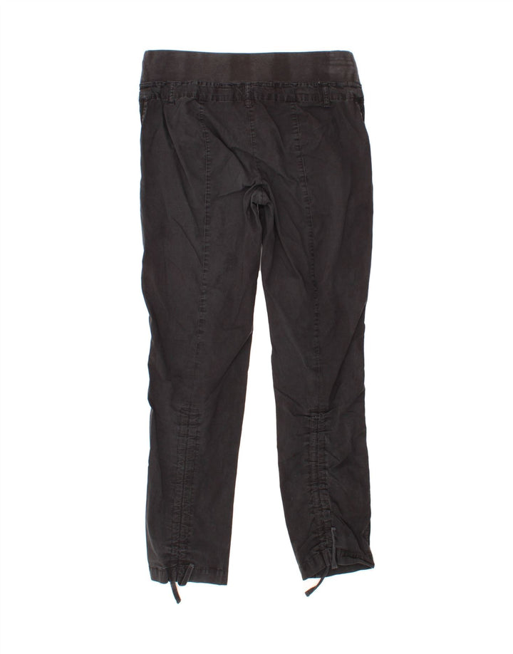 BENETTON Womens Straight Casual Trousers W34 L30 Black Vintage Benetton and Second-Hand Benetton from Messina Hembry 