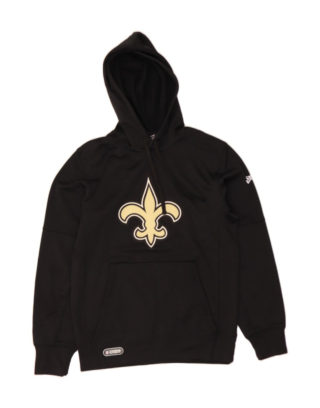 NFL Mens New Era Graphic Hoodie Jumper Small Black Vintage NFL and Second-Hand NFL from Messina Hembry 