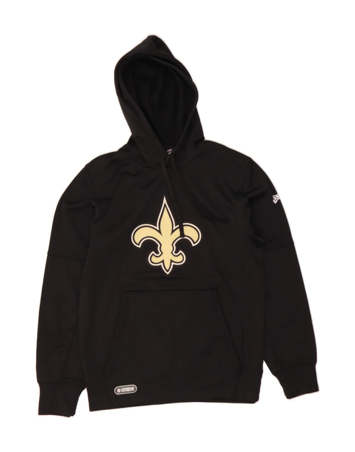 NFL Mens New Era Graphic Hoodie Jumper Small Black Vintage NFL and Second-Hand NFL from Messina Hembry 