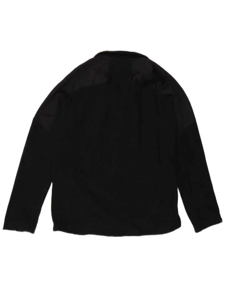Reebok Boys Graphic Fleece Jumper 12-13 Years Large Black