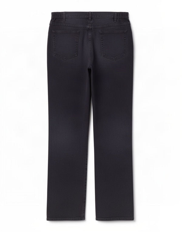 Marks & Spencer Womens Casual Trousers UK 16 Large W32 L30 Navy Blue