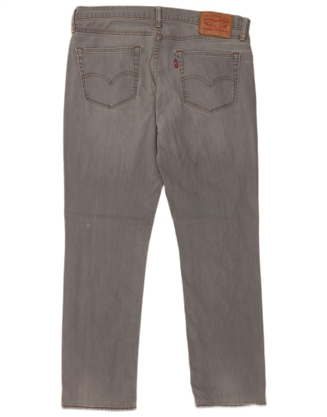 Levi's Mens 511 Slim Jeans W34 L30 Grey Cotton