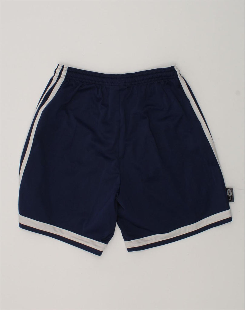 ADIDAS Boys Sport Shorts 11-12 Years Navy Blue Polyester | Vintage Adidas | Thrift | Second-Hand Adidas | Used Clothing | Messina Hembry 