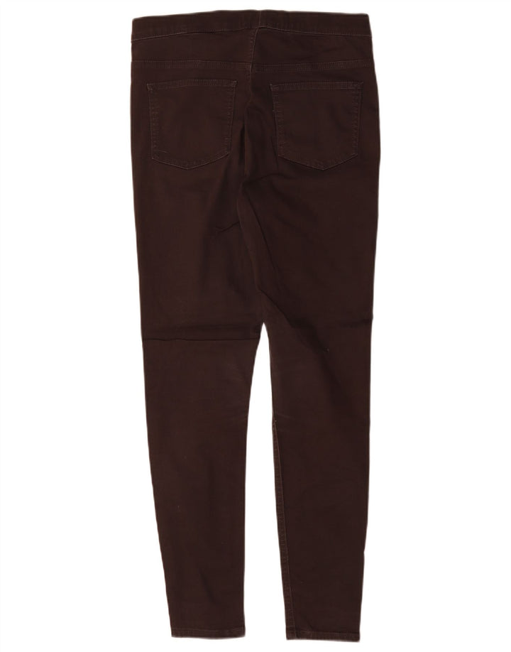 Marks & Spencer Womens Jegging Jeans UK 12 Medium W30 L28 Brown Cotton