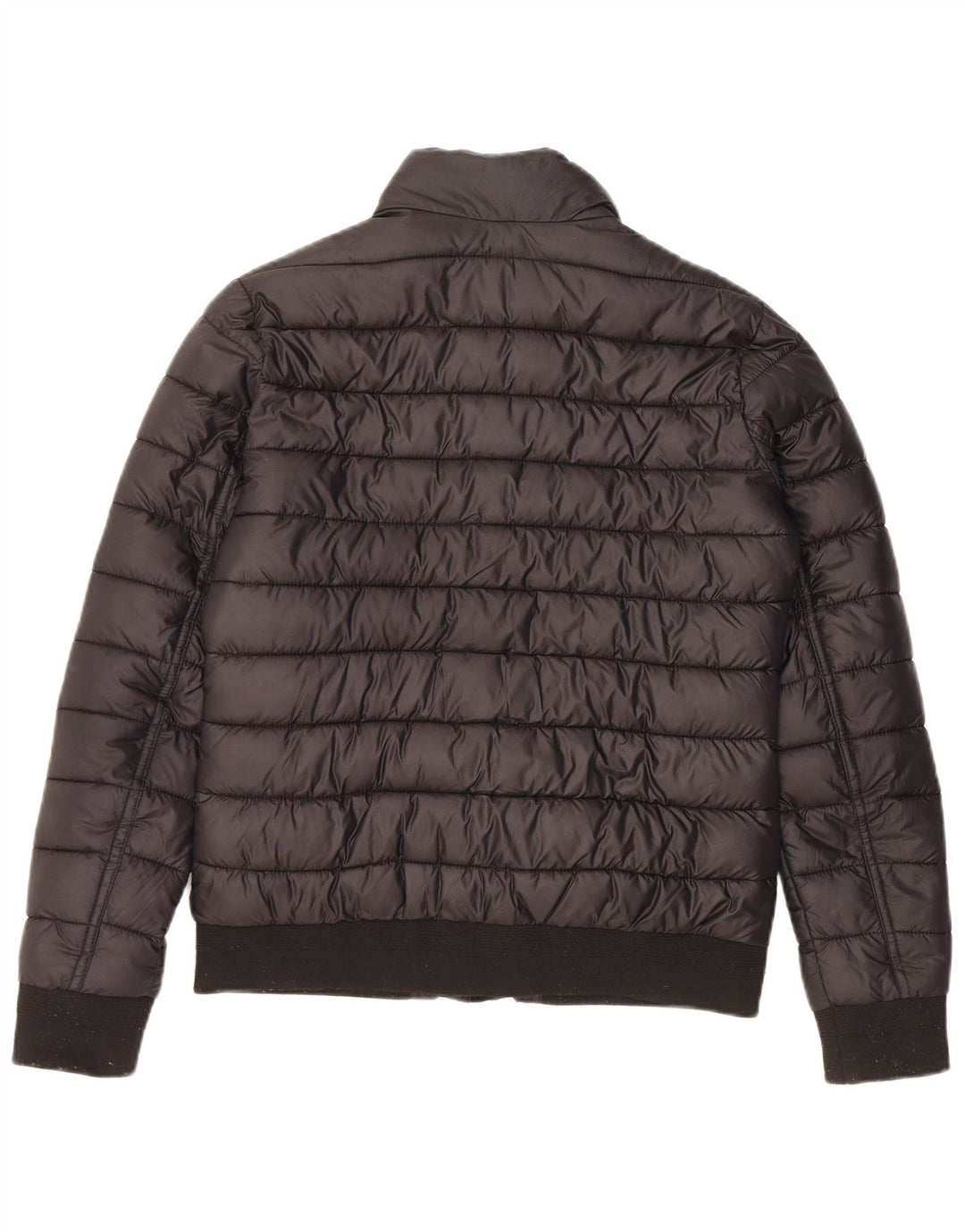 Jack Wills Womens Padded Jacket UK 10 Small Black Polyester