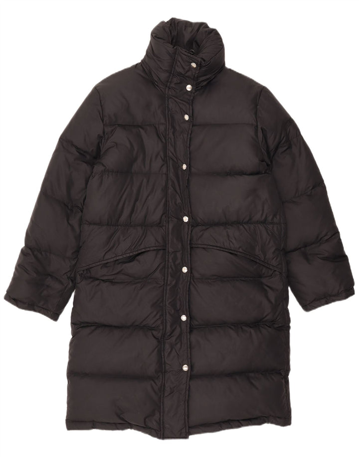 Replay Womens Oversized Padded Coat UK 6 XS Black Polyamide