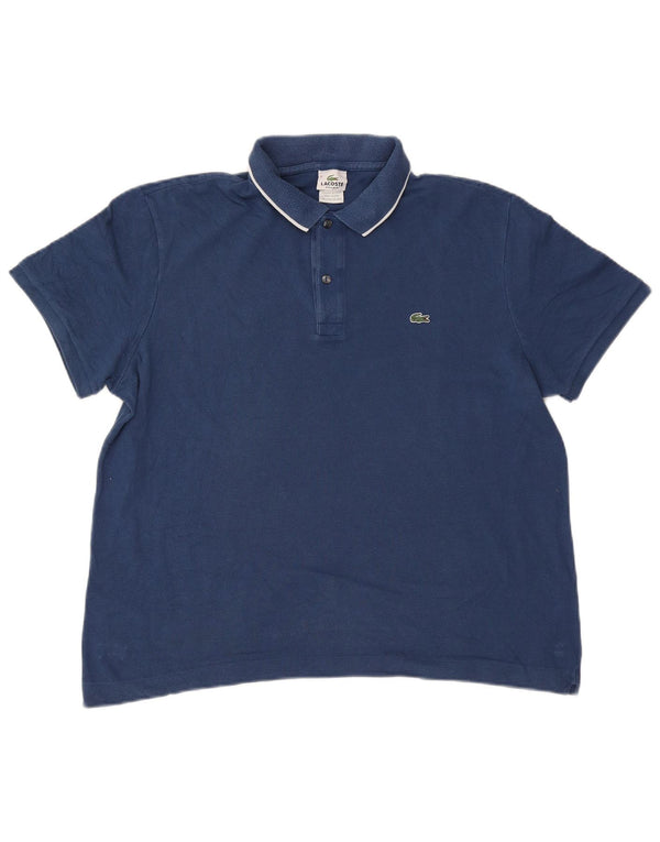 Lacoste Mens Regular Fit Polo Shirt Size 6 XL Navy Blue