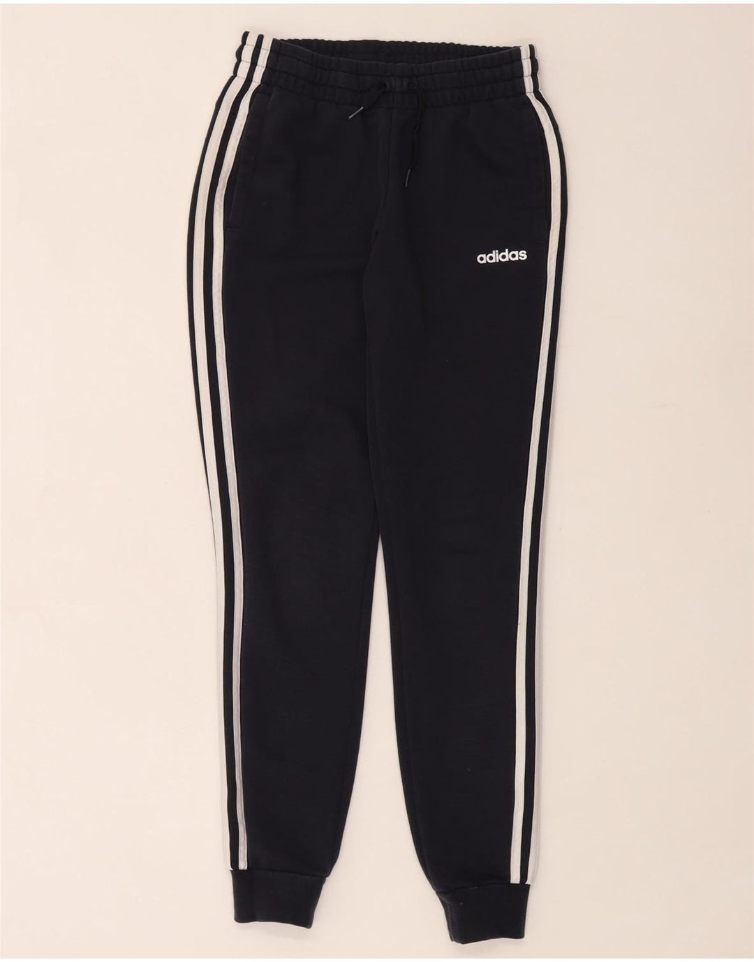 Adidas Womens Tracksuit Trousers Joggers UK 12 Medium  Navy Blue