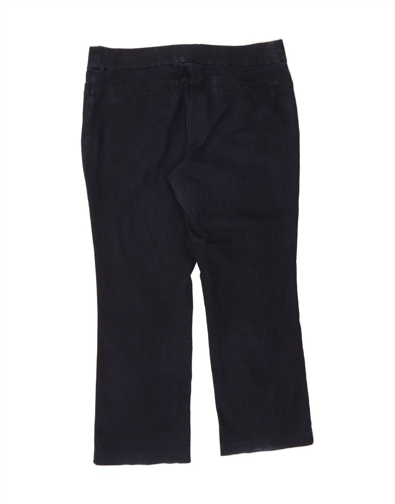 LEE Womens Straight Jeans US 18 2XL W40 L32 Navy Blue Cotton Vintage Lee and Second-Hand Lee from Messina Hembry 