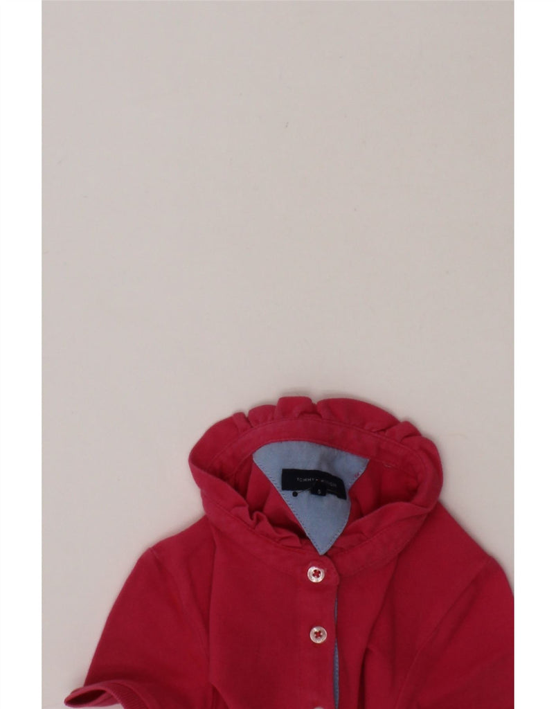 TOMMY HILFIGER Girls Polo Shirt 4-5 Years Pink Cotton Vintage Tommy Hilfiger and Second-Hand Tommy Hilfiger from Messina Hembry 
