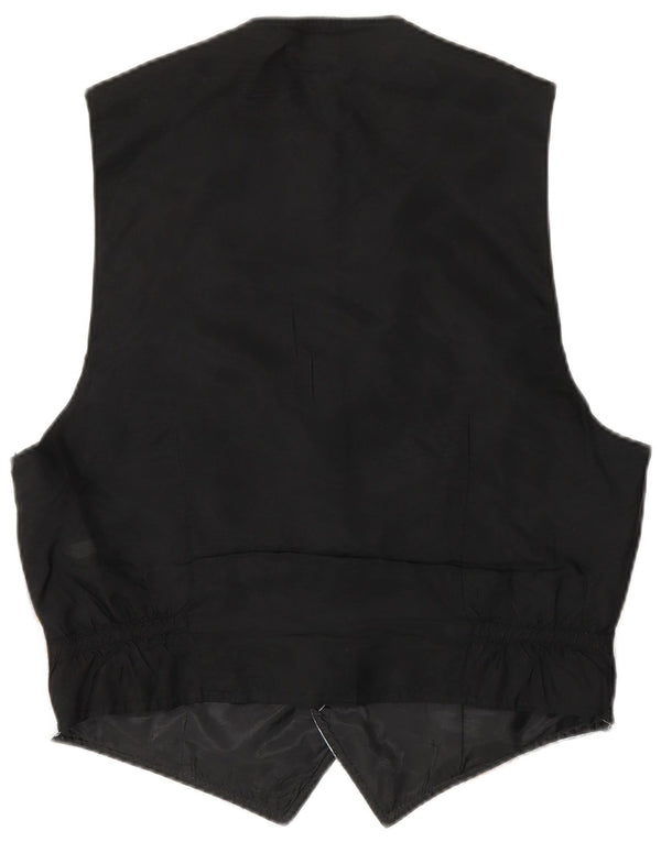 VINTAGE Womens Waistcoat UK 24 4XL Multicoloured Paisley Polyester