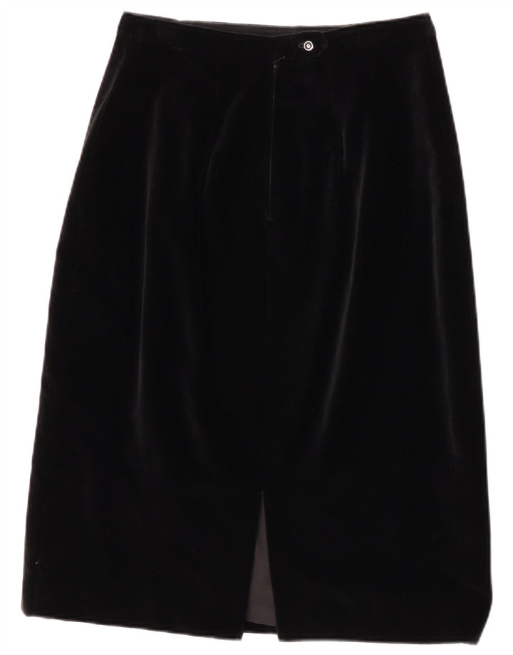 Vintage Womens Pencil Skirt Medium W28 Black