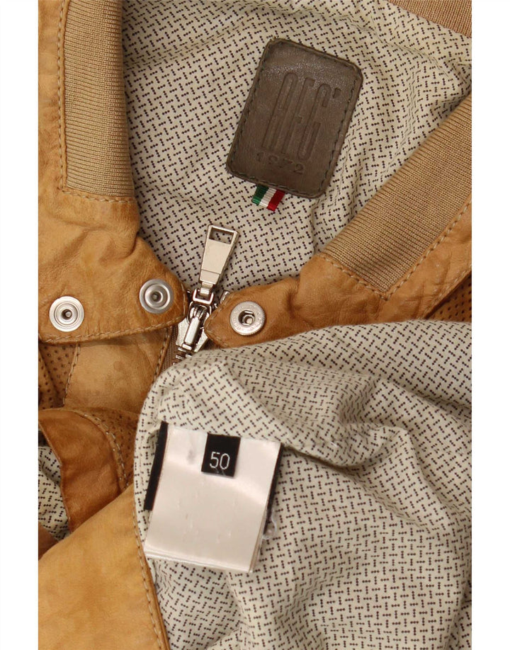 AFG Mens Suede Jacket IT 50 Large Beige