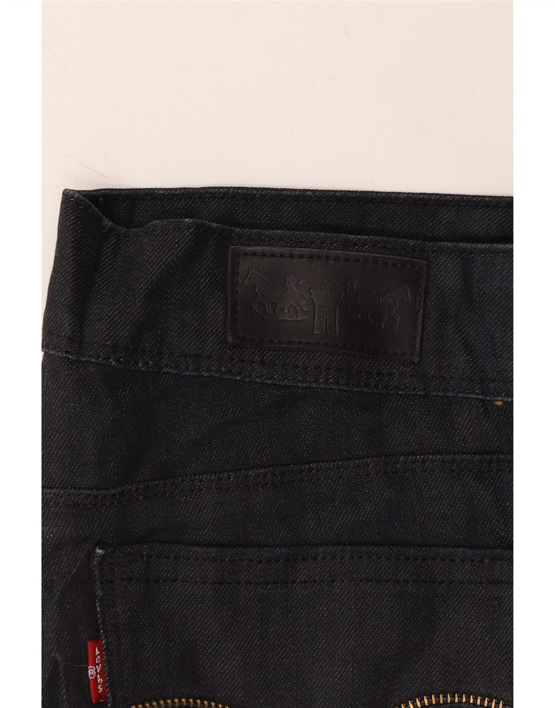 LEVI'S Womens Slim Jeans W32 L30 Black Cotton Vintage Levi's and Second-Hand Levi's from Messina Hembry 