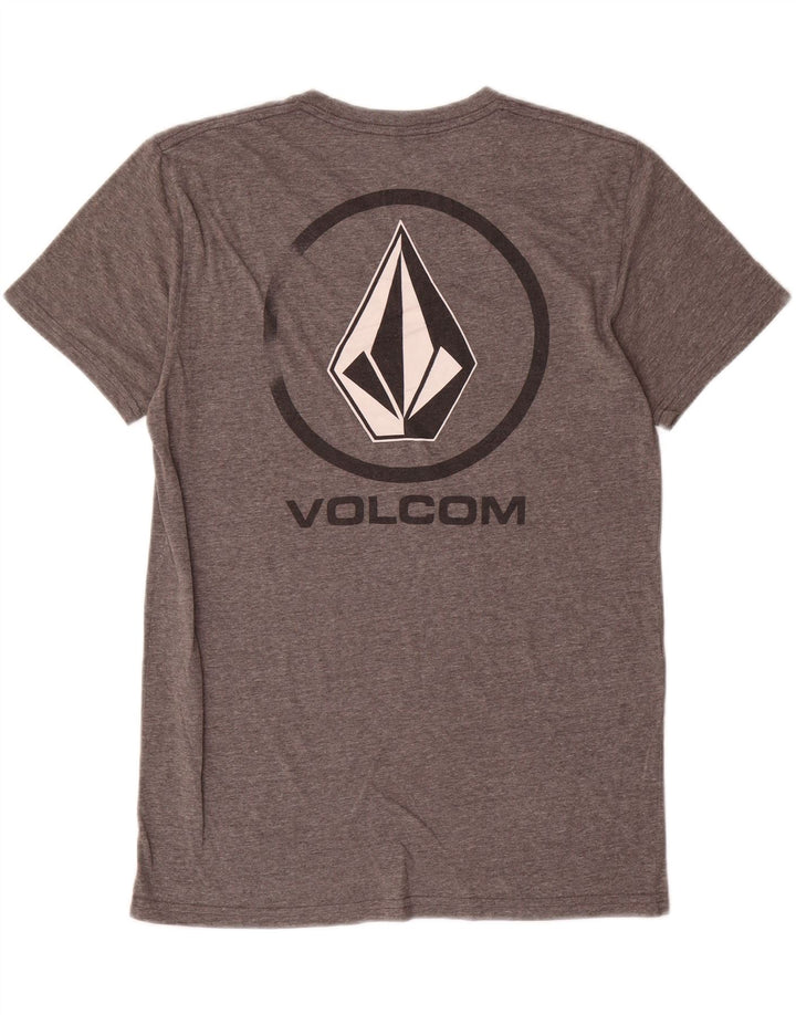 Volcom Mens Graphic T-Shirt Top Small Grey Cotton