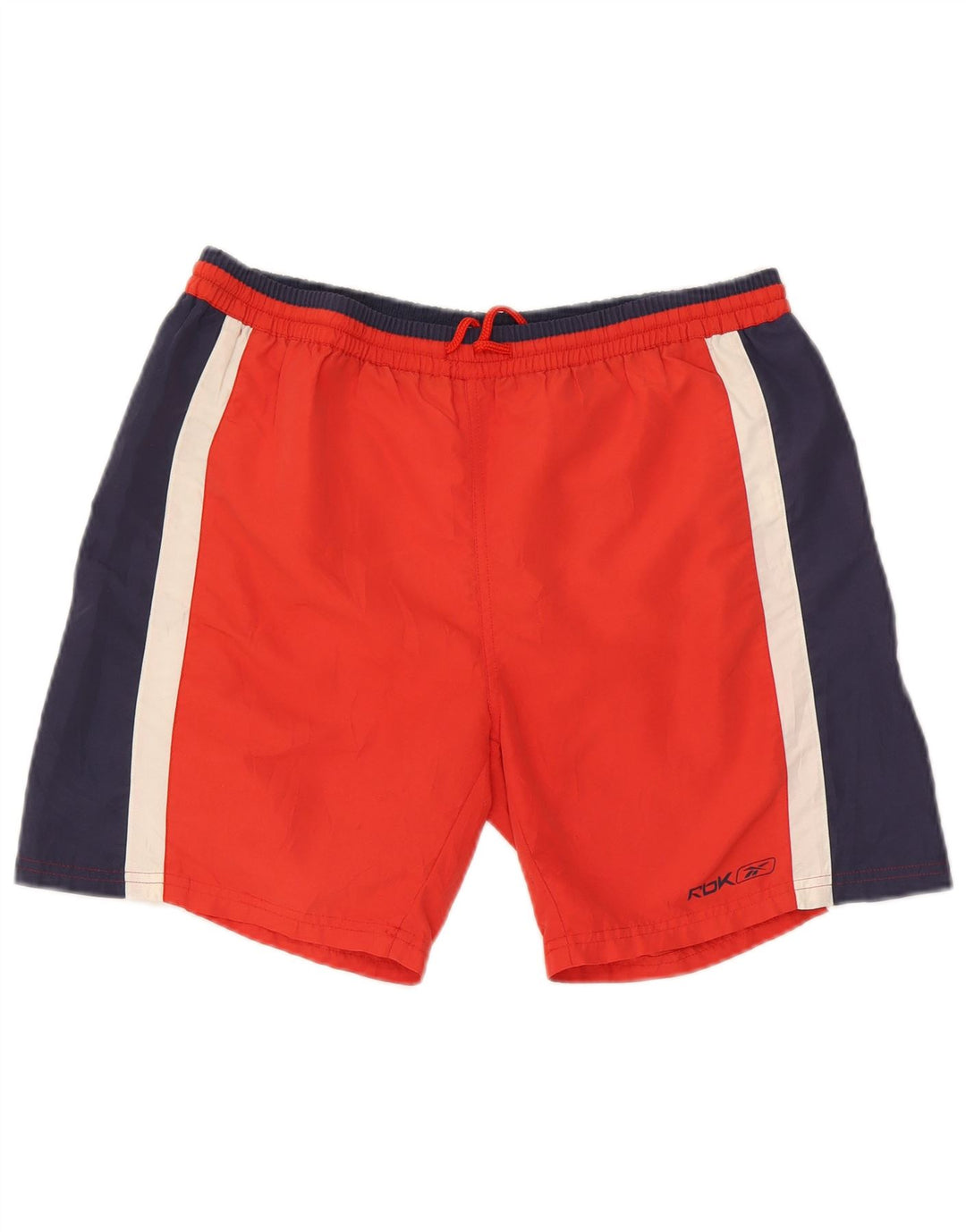 Reebok Mens Swimming Shorts XL Red Colourblock