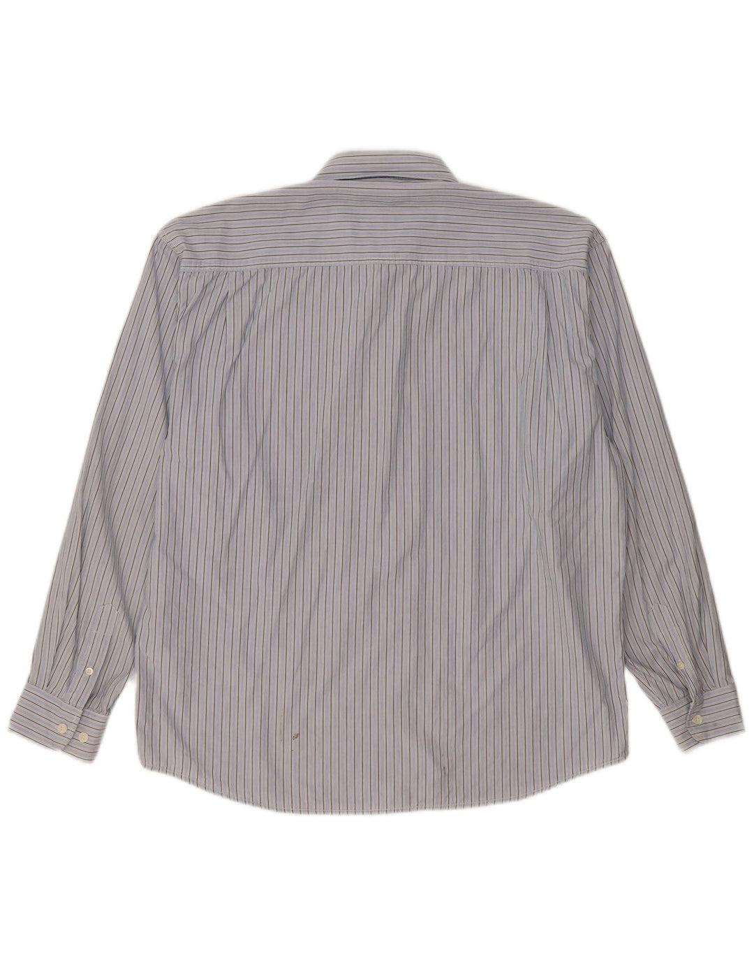 Wrangler Mens Shirt XL Blue Pinstripe Cotton