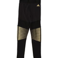 ADIDAS Womens Leggings UK 8/10 Small  Black Colourblock Vintage Adidas and Second-Hand Adidas from Messina Hembry 