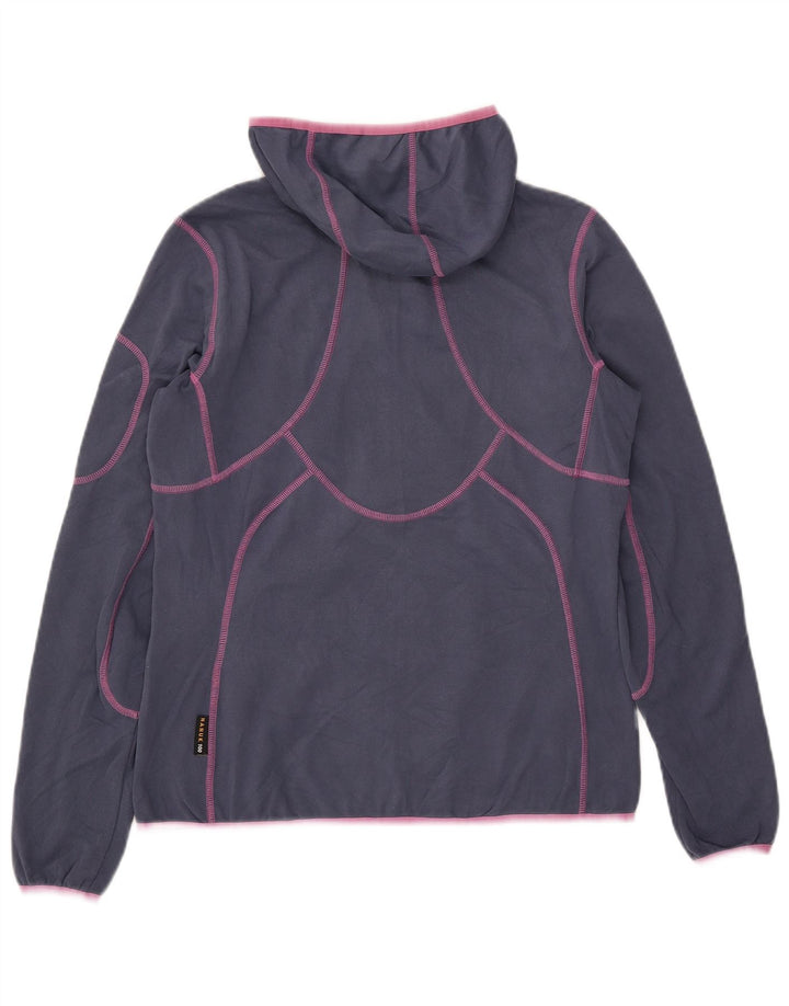 Jack Wolfskin Womens Hooded Tracksuit Top Jacket UK 12/14 Medium Blue