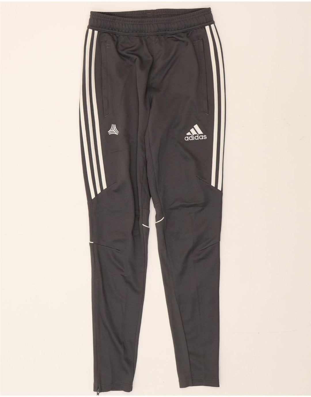 Adidas Mens Tracksuit Trousers XS  Grey Polyester
