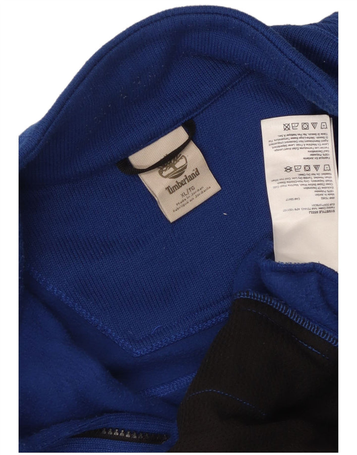 Timberland Mens Tracksuit Top Jacket XL Blue Polyester