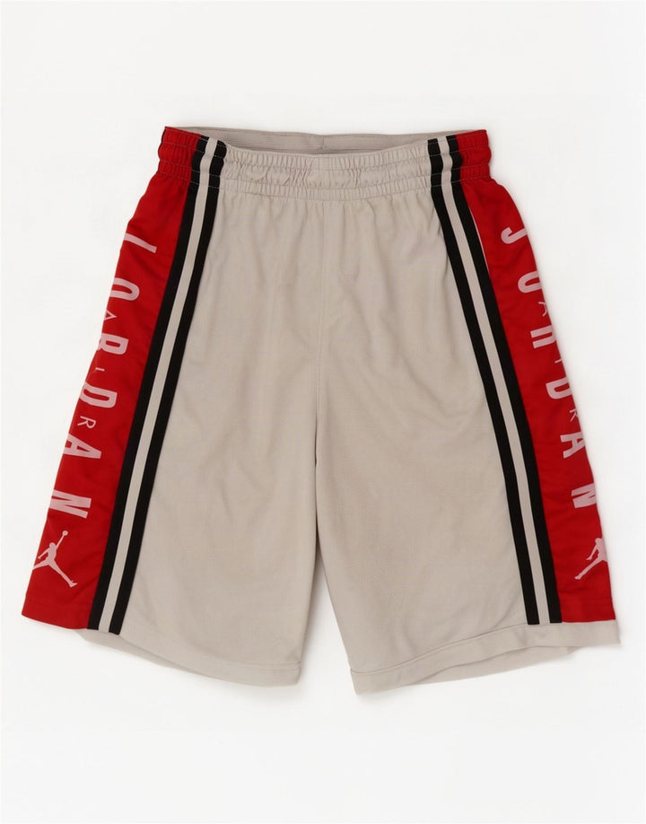 Jordan Mens Graphic Sport Shorts Medium White Colourblock Polyester