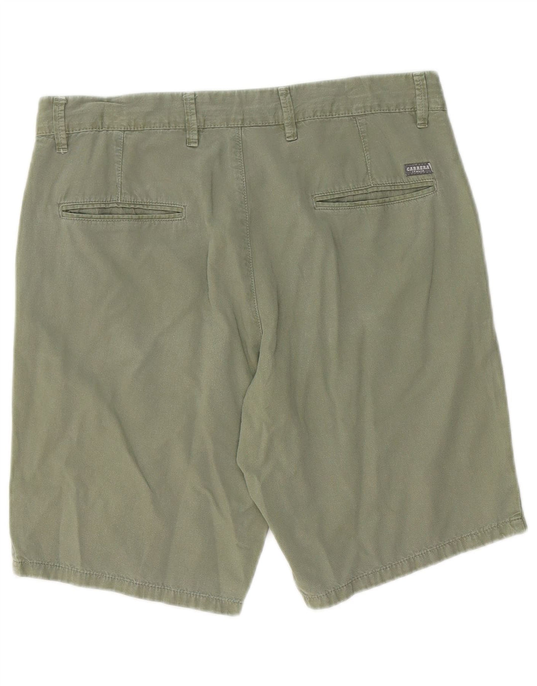 Carrera Mens Chino Shorts IT 48 Medium W33  Khaki Cotton