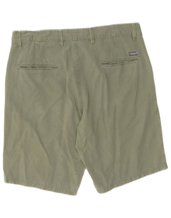 Carrera Mens Chino Shorts IT 48 Medium W33  Khaki Cotton