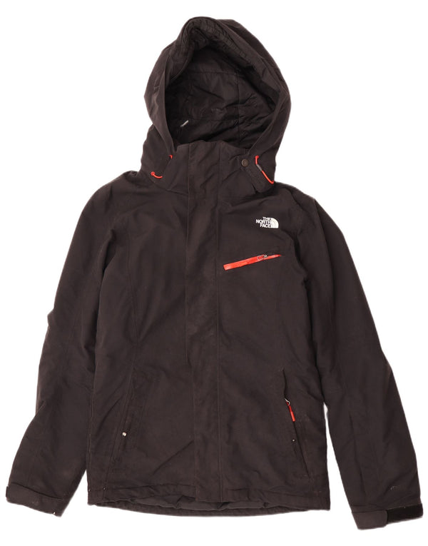 The North Face Mens Hooded Windbreaker Jacket UK 36 Small Black Nylon