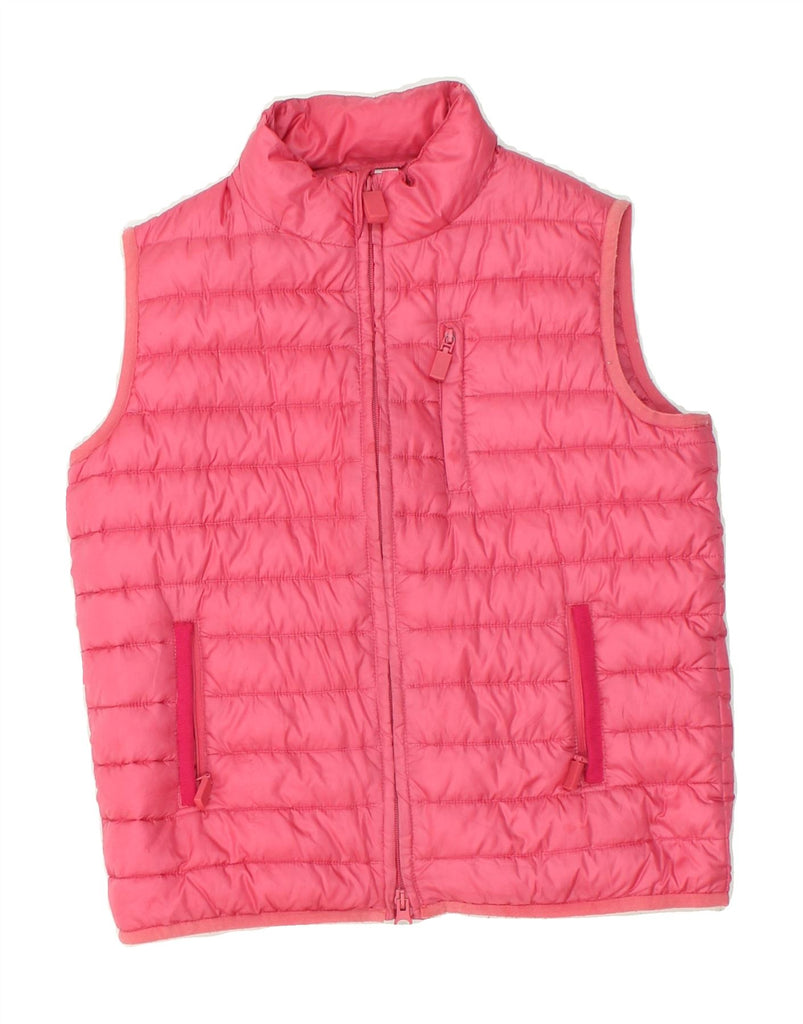 ASPESI Girls Padded Gilet 9-10 Years Pink Polyester | Vintage Aspesi | Thrift | Second-Hand Aspesi | Used Clothing | Messina Hembry 