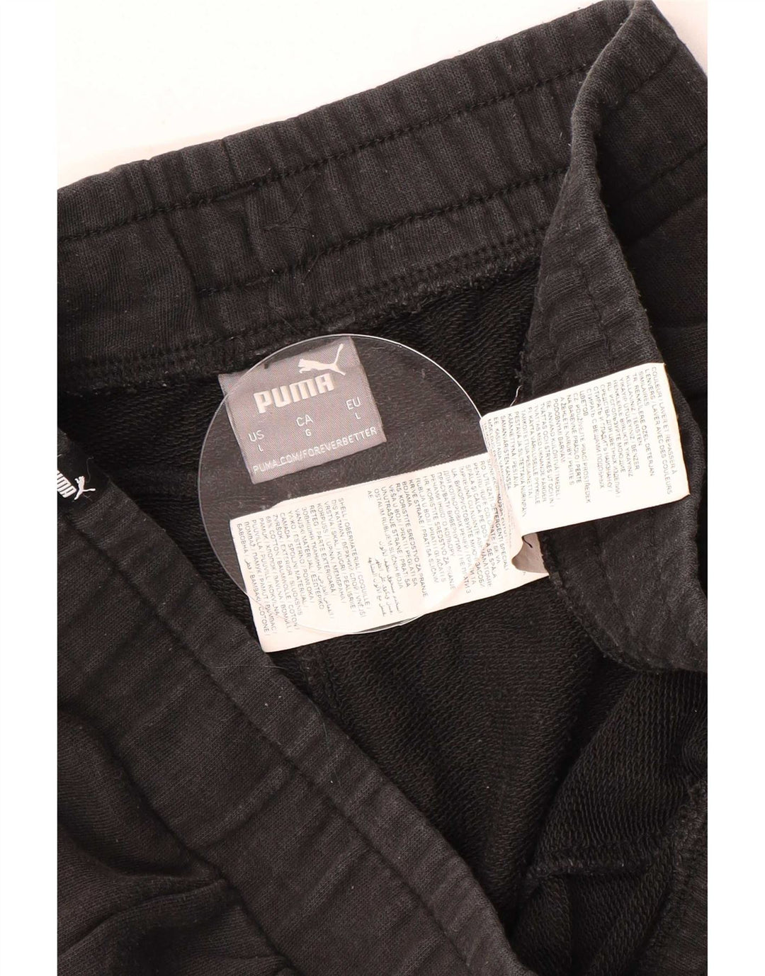 Puma Mens Sport Shorts Large Black Cotton