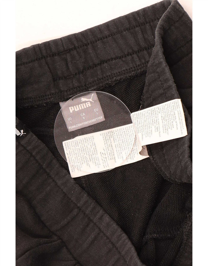 Puma Mens Sport Shorts Large Black Cotton