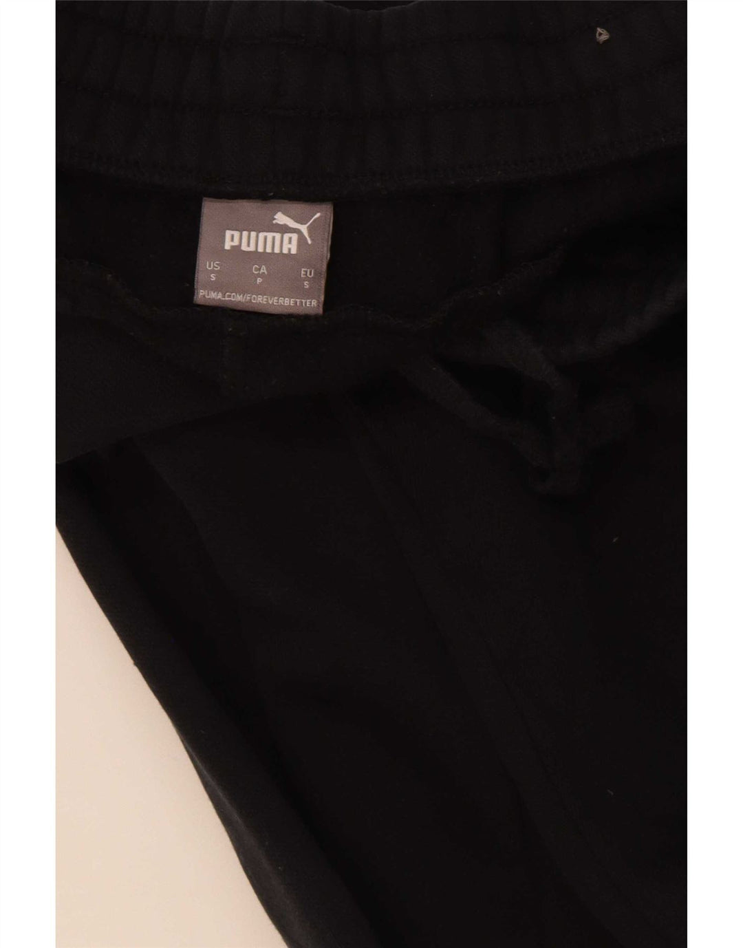 Puma Mens Graphic Tracksuit Trousers Joggers Small Black