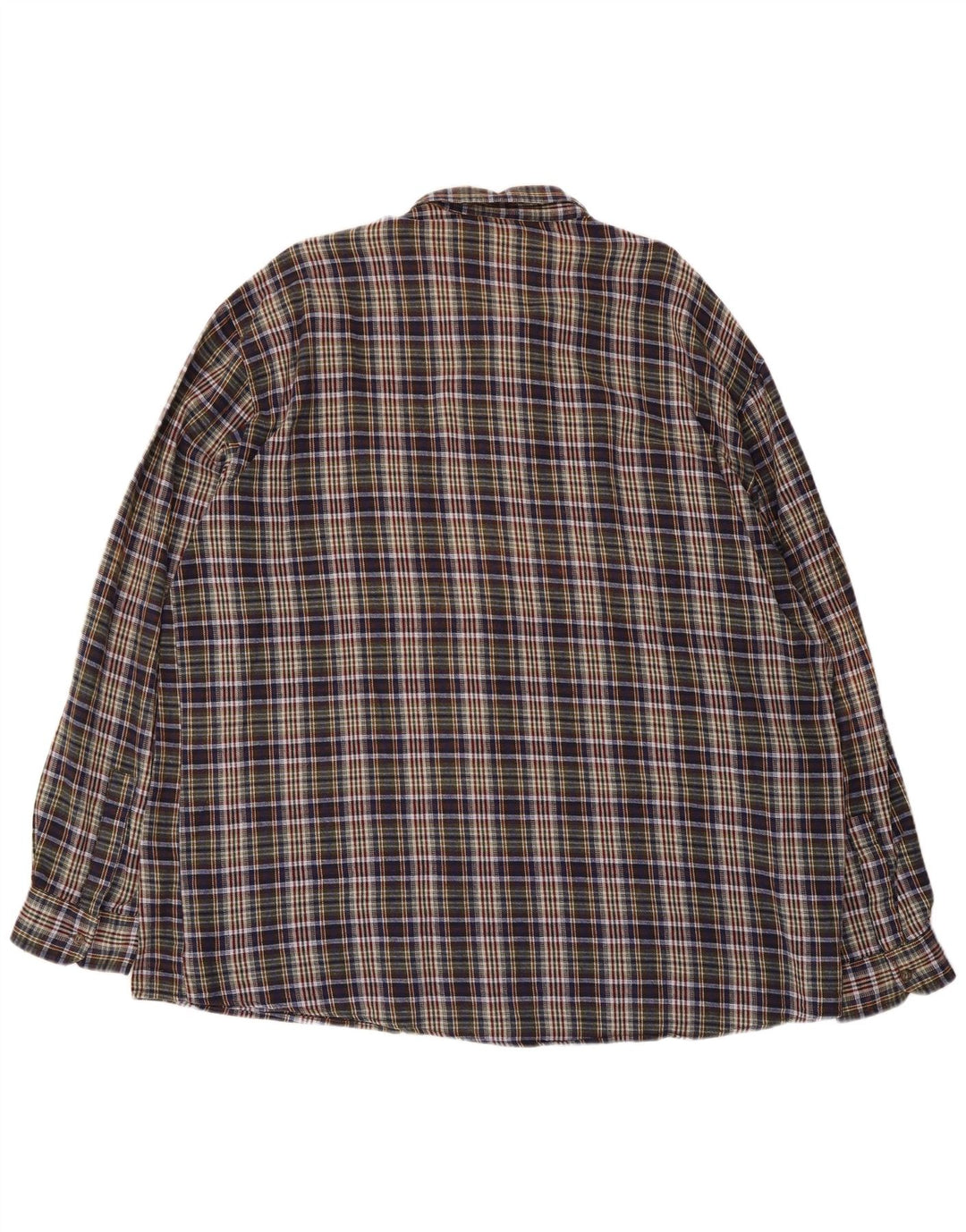 European Project Mens Regular Fit Flannel Shirt 2XL Multicoloured Plaid