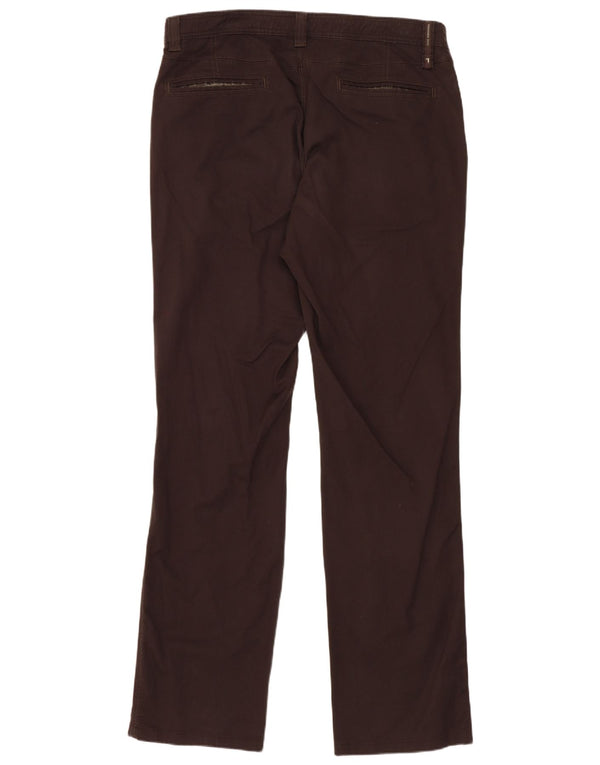 Trussardi Mens Straight Chino Trousers IT 50 Large W34 L32 Brown Cotton