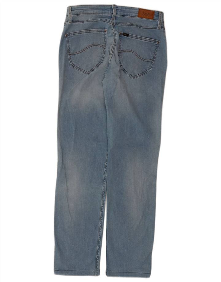 Lee Womens Marion Straight Jeans W29 L28 Blue Cotton