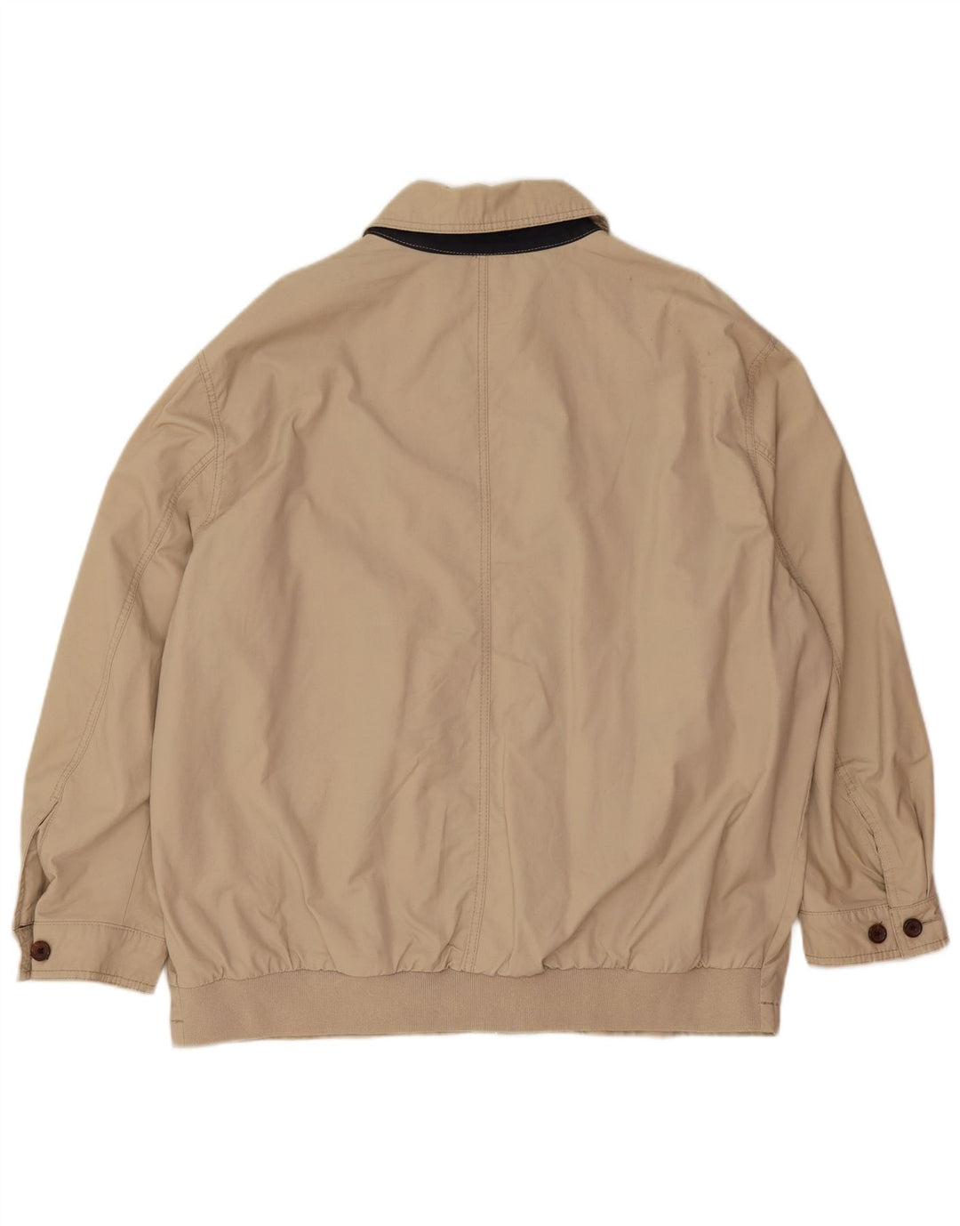 Tommy Hilfiger Mens Bomber Jacket UK 44 2XL Beige Polyester