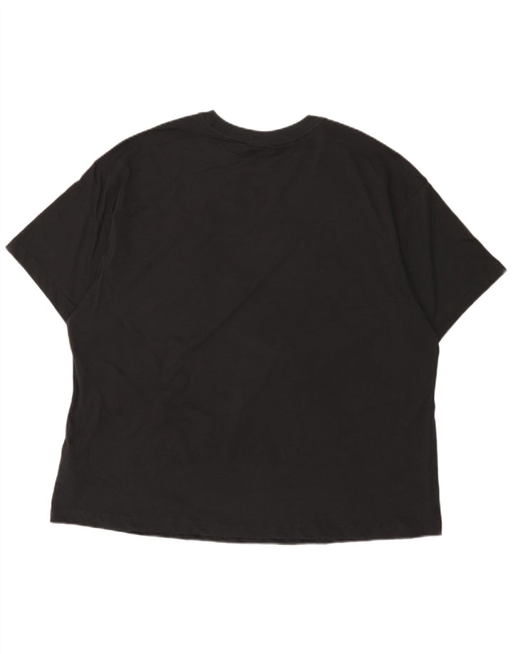 Nike Womens Oversized T-Shirt Top UK 18 XL Black Cotton