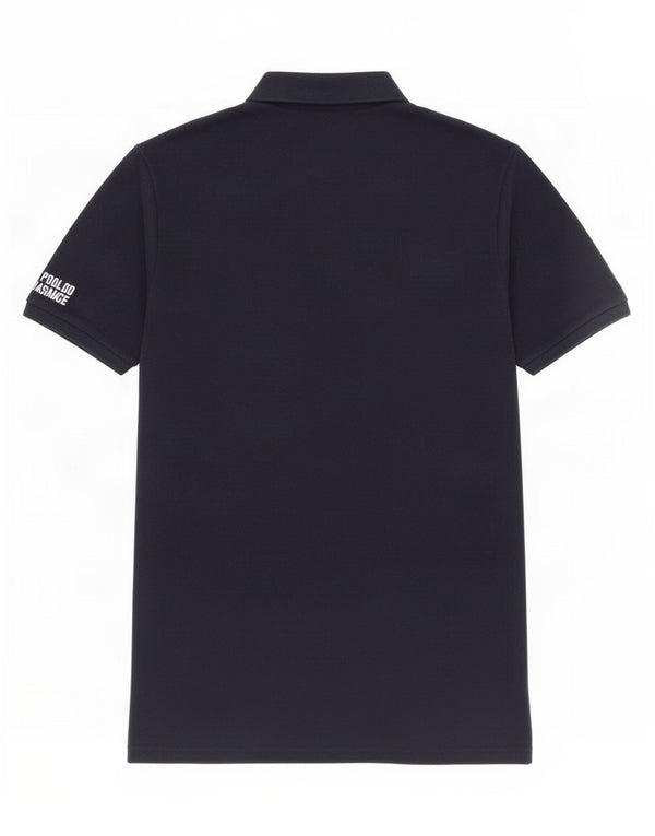 Calvin Klein Jeans Mens Polo Shirt 2XL Navy Blue Colourblock Cotton
