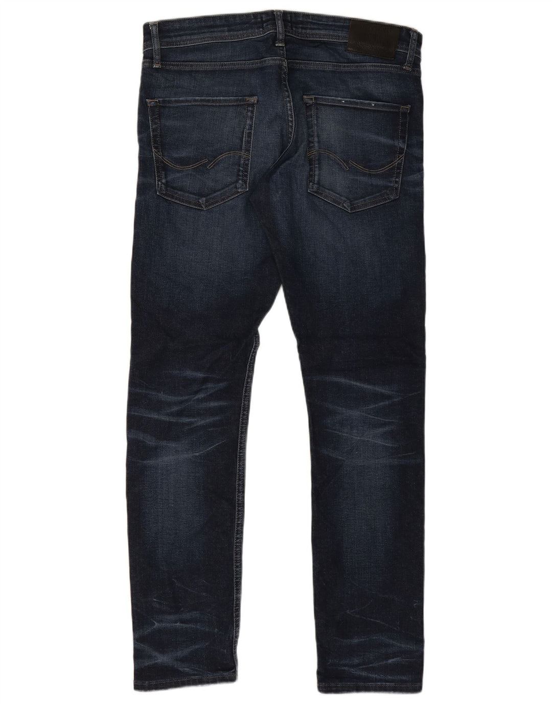 Jack & Jones Mens GLENN Slim Jeans W34 L32 Blue Cotton