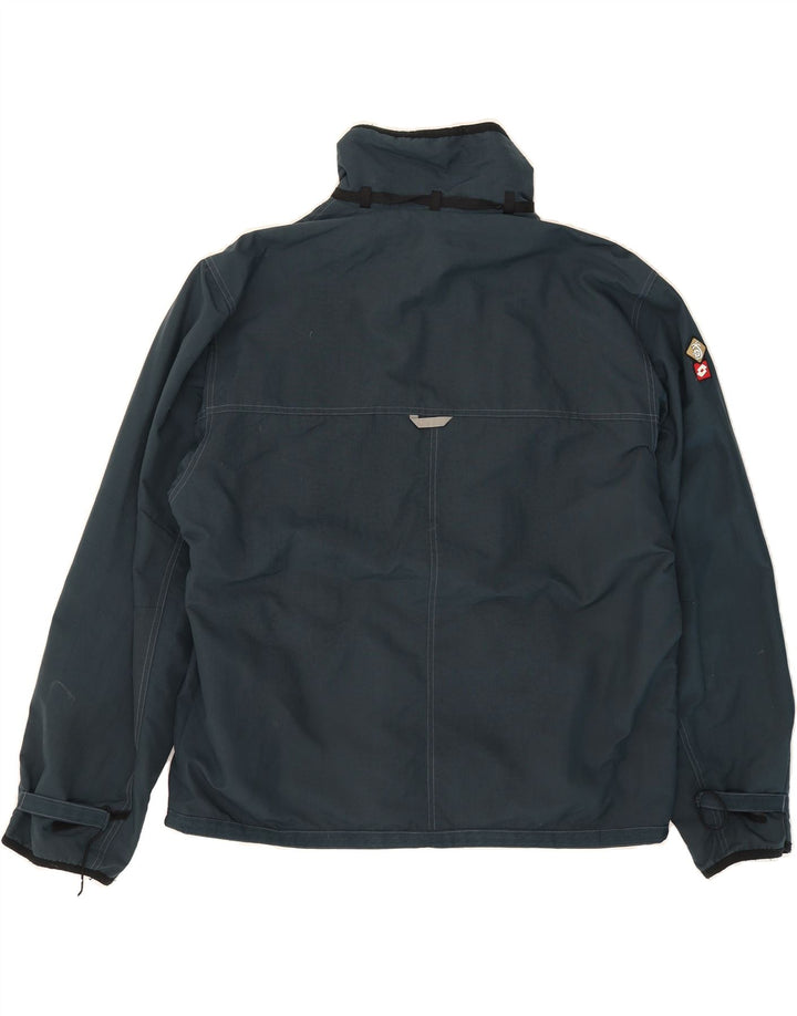 LOTTO Mens Bomber Jacket UK 40 Large Navy Blue Polyester Vintage Lotto and Second-Hand Lotto from Messina Hembry 