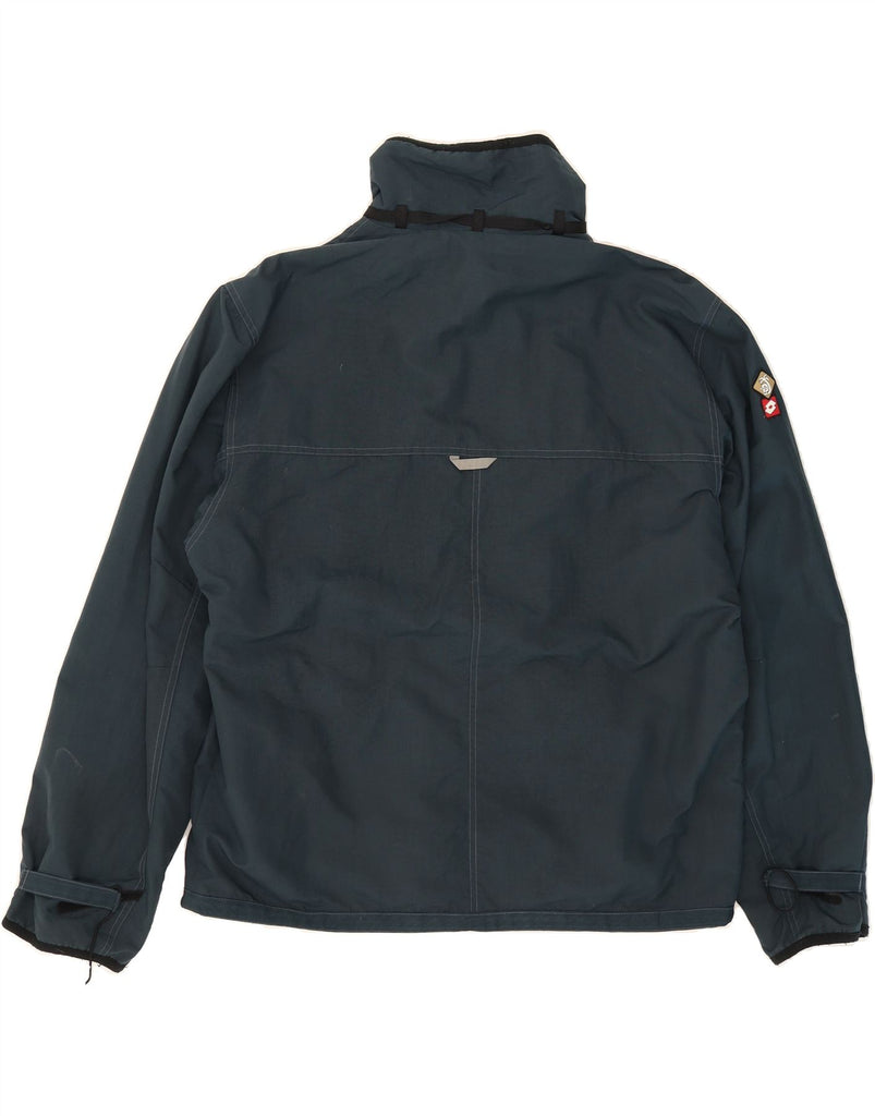 LOTTO Mens Bomber Jacket UK 40 Large Navy Blue Polyester Vintage Lotto and Second-Hand Lotto from Messina Hembry 