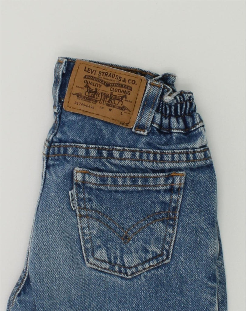 LEVI'S Girls Graphic Regular Bootcut Jeans 3-4 Years W20 L16 Blue | Vintage Levi's | Thrift | Second-Hand Levi's | Used Clothing | Messina Hembry 