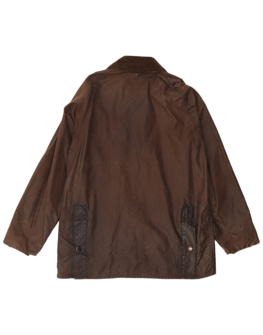 BARBOUR Mens Bedale Waxed Cotton Jacket UK 38 Medium Brown